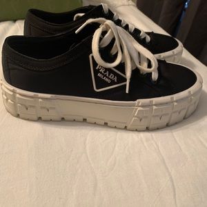 Prada platform sneakers